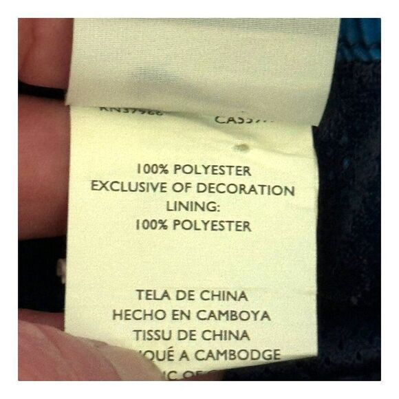 Nike Mens Large Blue Board Shorts Swim Trunks Floral Drawstring Bathing Suit - Picture 7 of 7